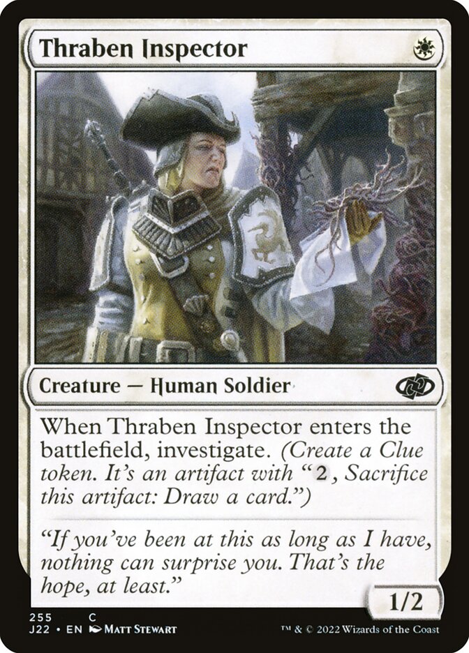 Thraben Inspector card front