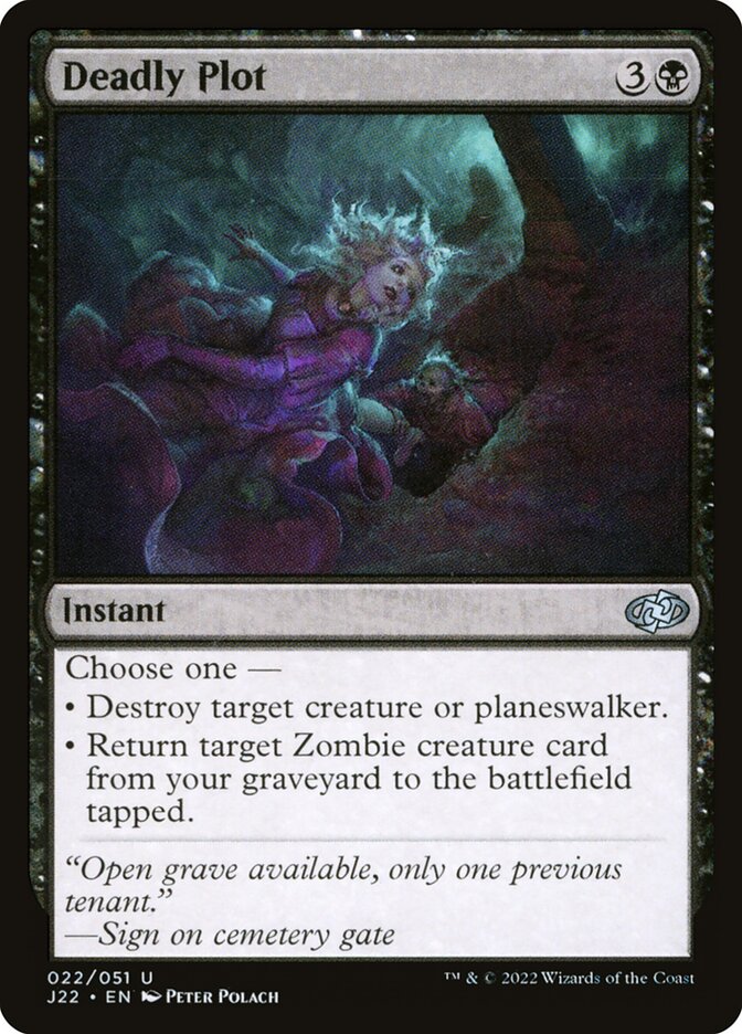 Deadly Plot card front
