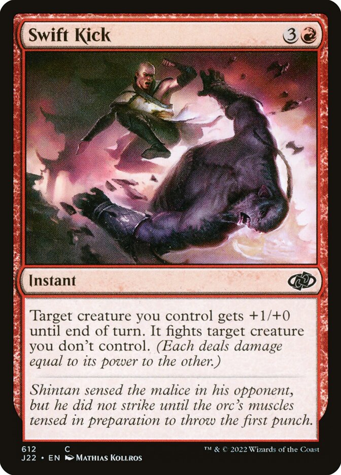 Swift Kick card front