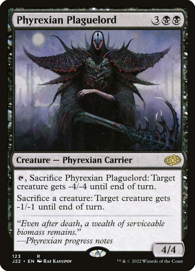 Phyrexian Plaguelord card front