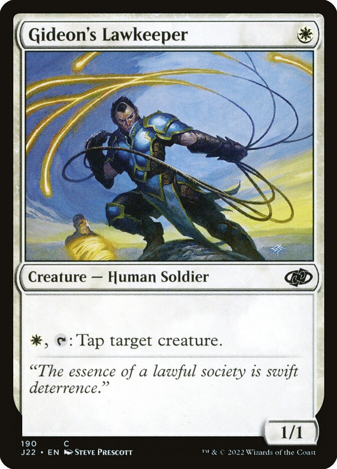 Gideon's Lawkeeper card front