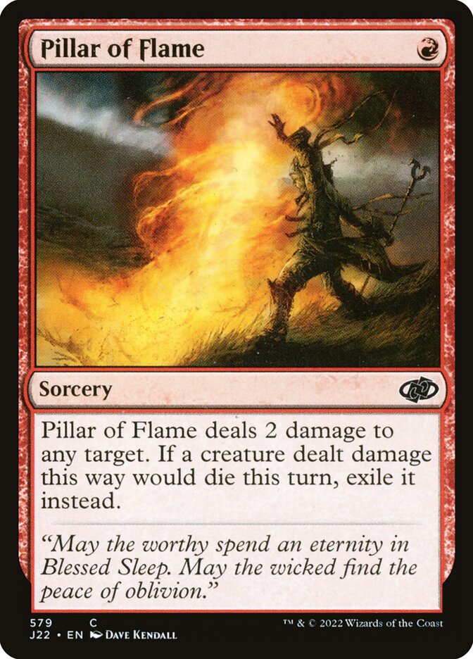 Pillar of Flame card front