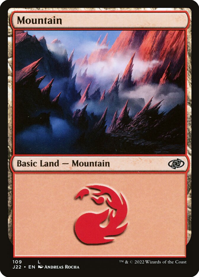 Mountain card front