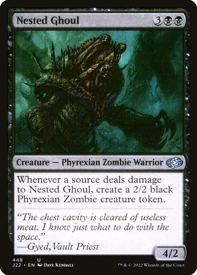 Nested Ghoul card front