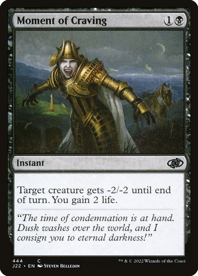 Moment of Craving card front