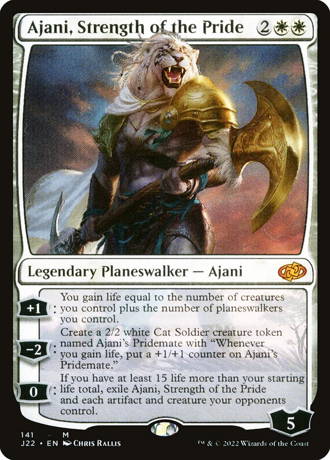 Ajani, Strength of the Pride card front