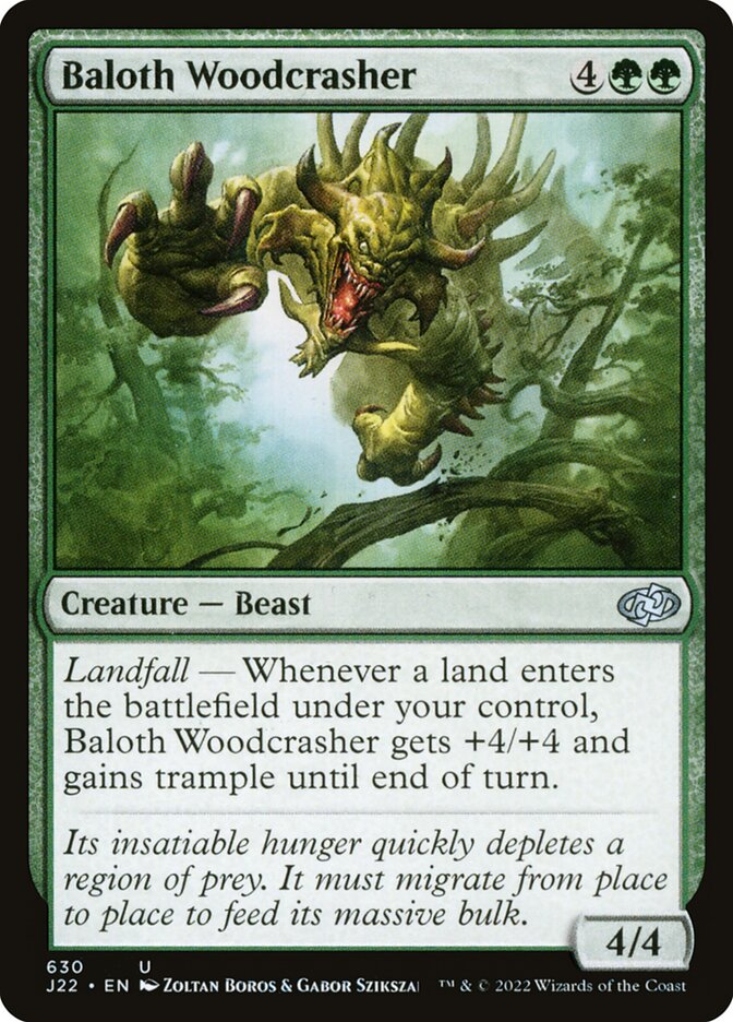 Baloth Woodcrasher card front