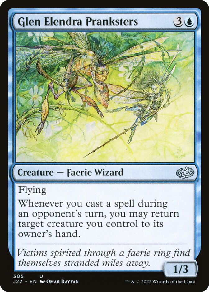 Glen Elendra Pranksters card front