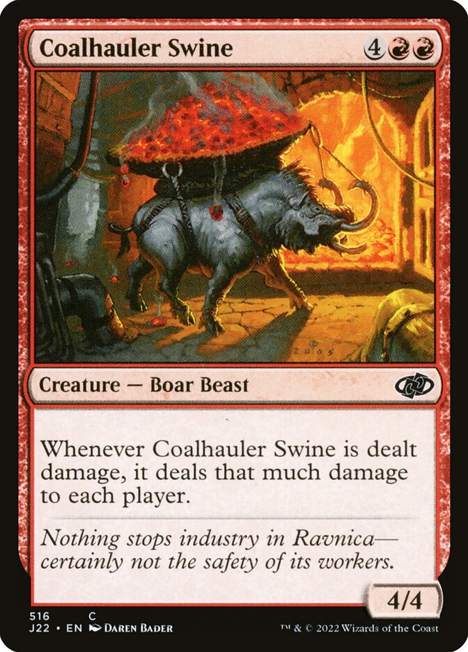 Coalhauler Swine card front
