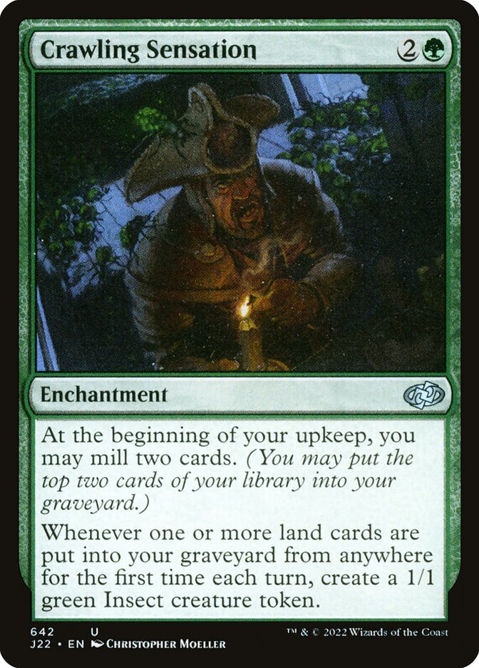 Crawling Sensation card front