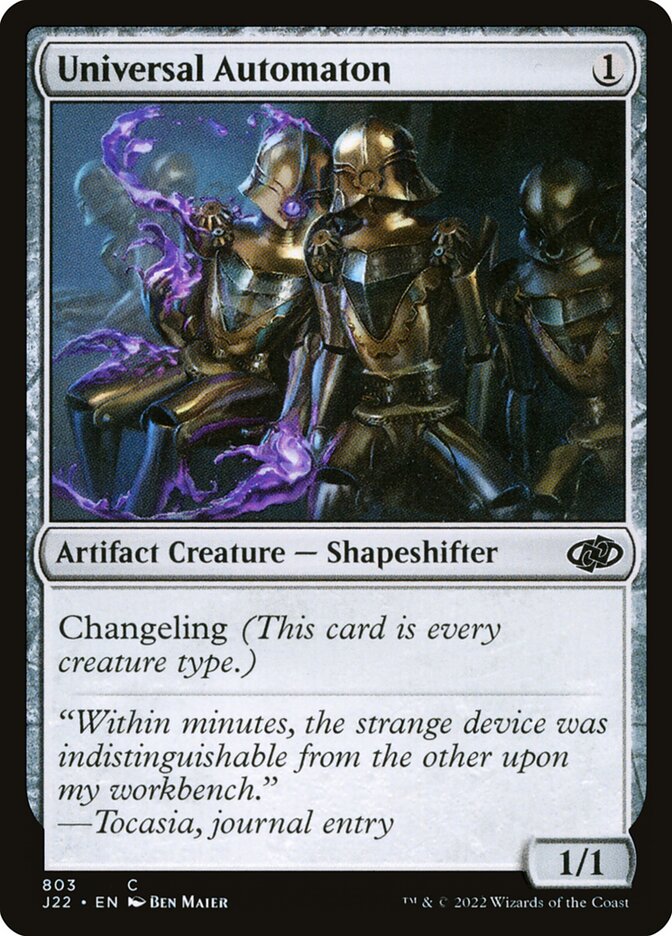 Universal Automaton card front