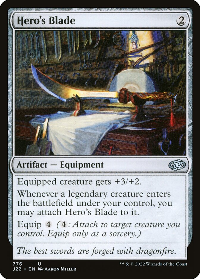 Hero's Blade card front