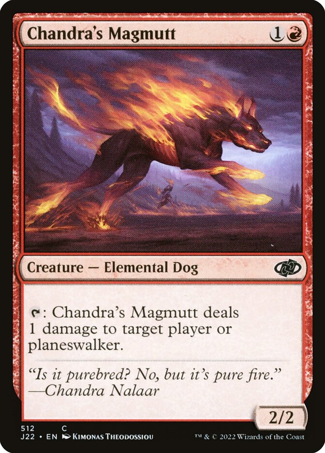 Chandra's Magmutt card front