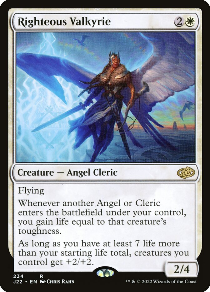 Righteous Valkyrie card front