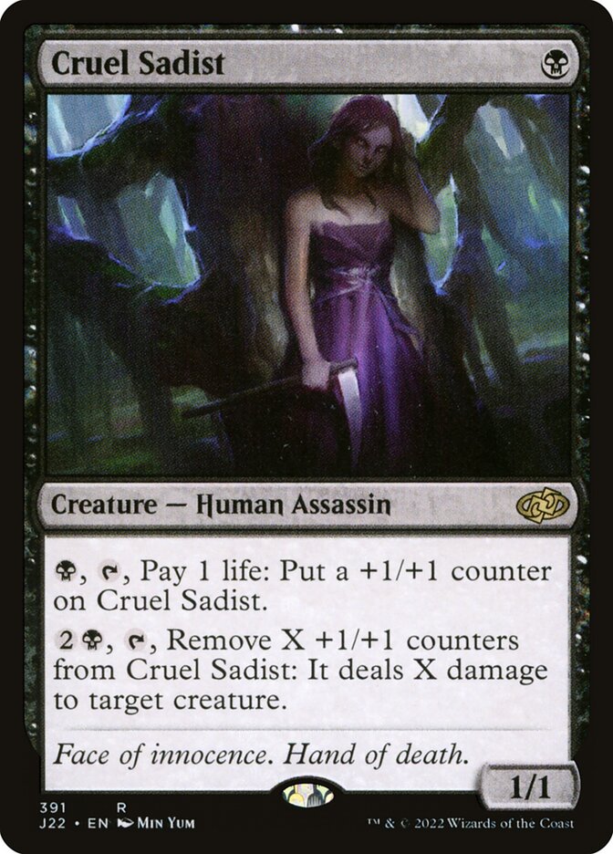 Cruel Sadist card front