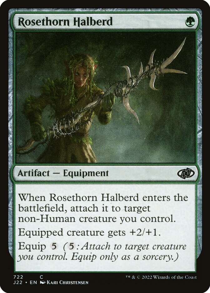 Rosethorn Halberd card front