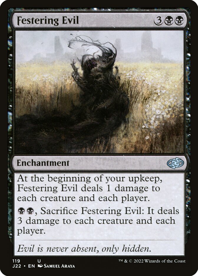 Festering Evil card front