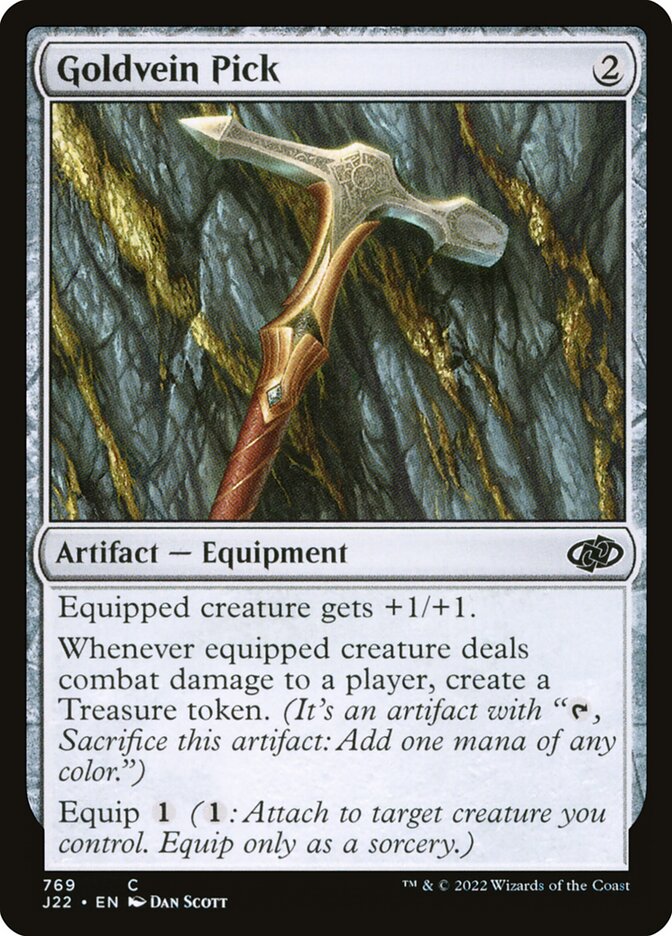 Goldvein Pick card front