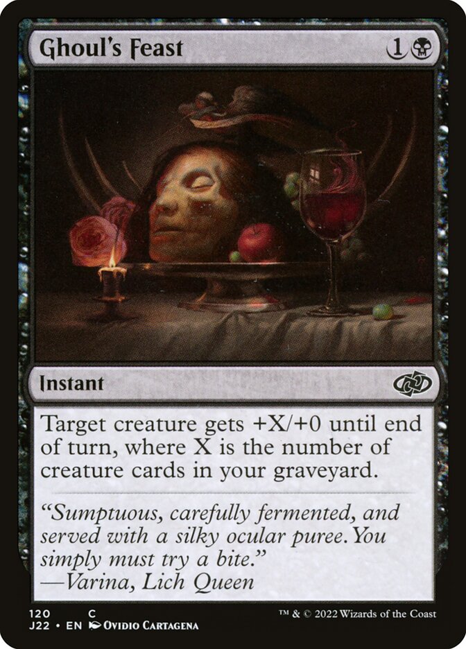 Ghoul's Feast card front