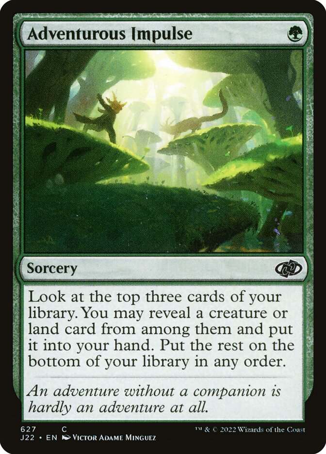 Adventurous Impulse card front