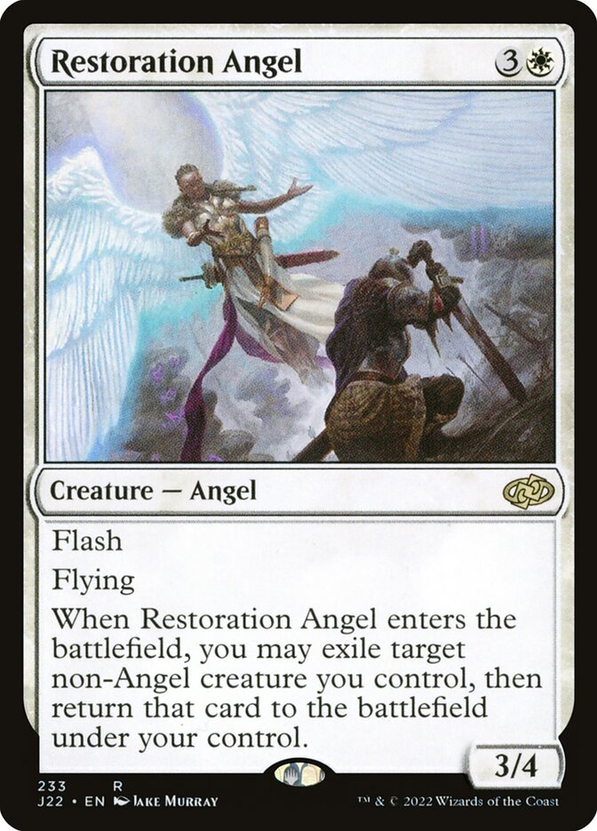 Restoration Angel card front