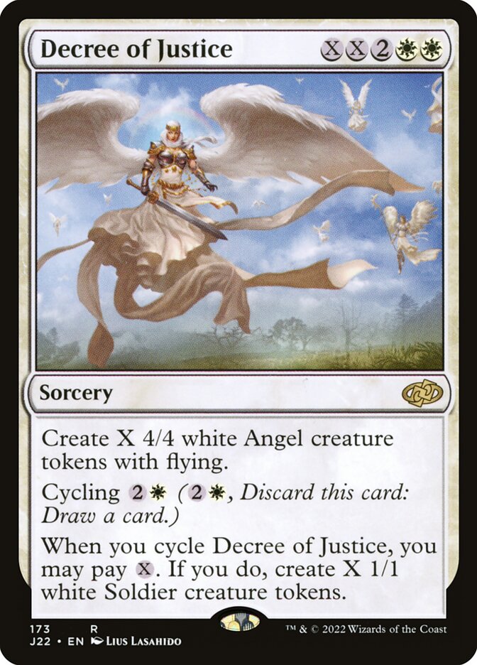 Decree of Justice card front