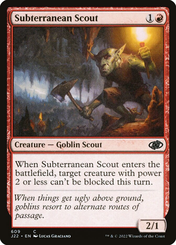 Subterranean Scout card front