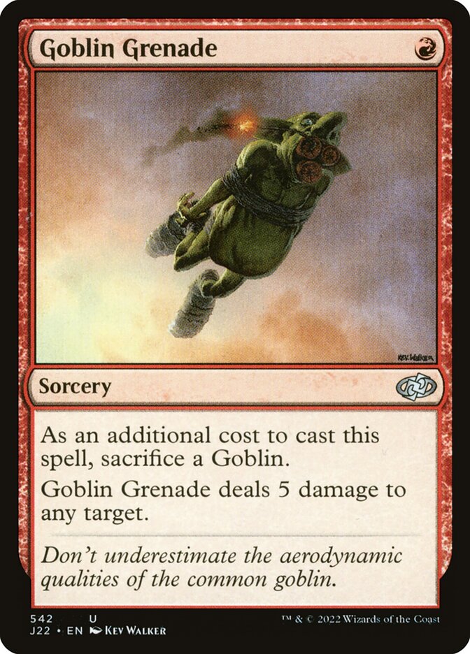 Goblin Grenade card front