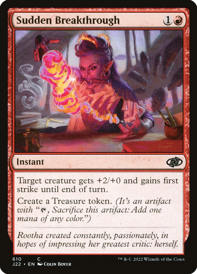 Sudden Breakthrough card front