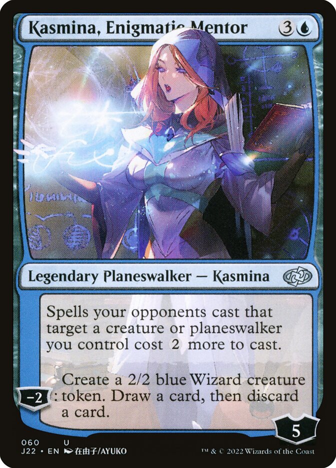 Kasmina, Enigmatic Mentor card front