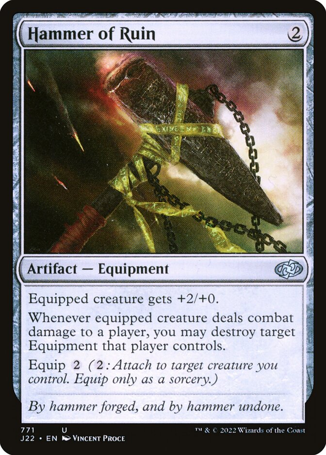Hammer of Ruin card front