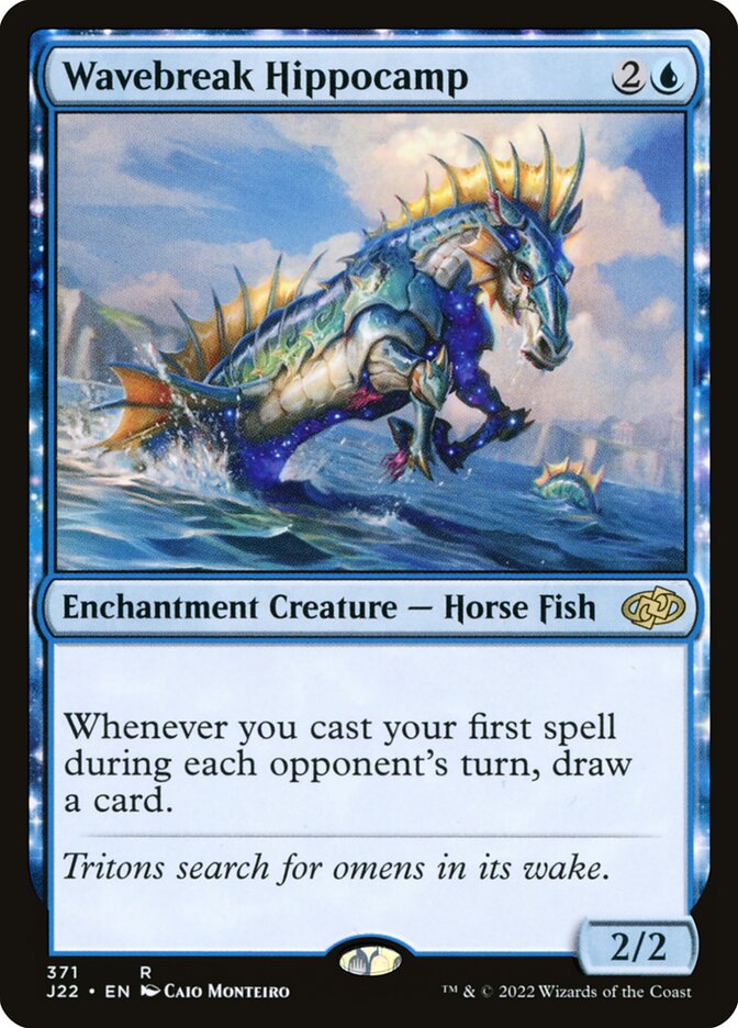 Wavebreak Hippocamp card front
