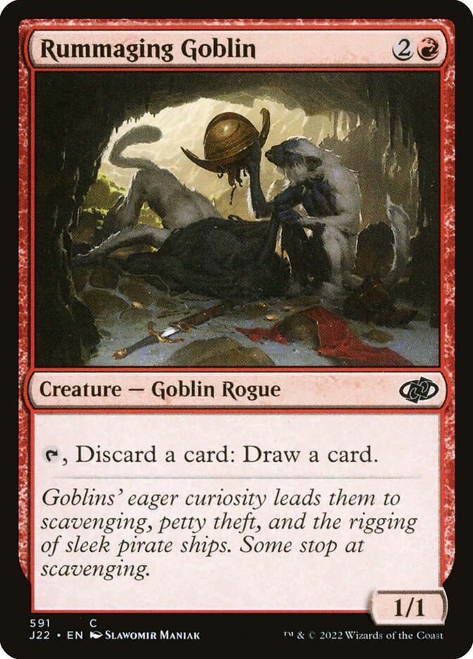 Rummaging Goblin card front
