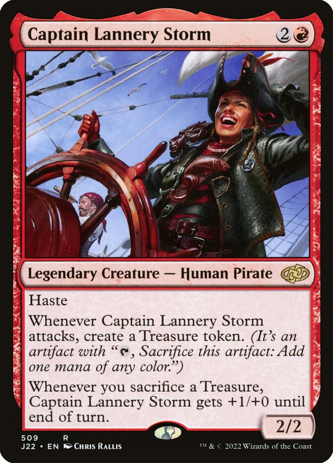 Captain Lannery Storm card front
