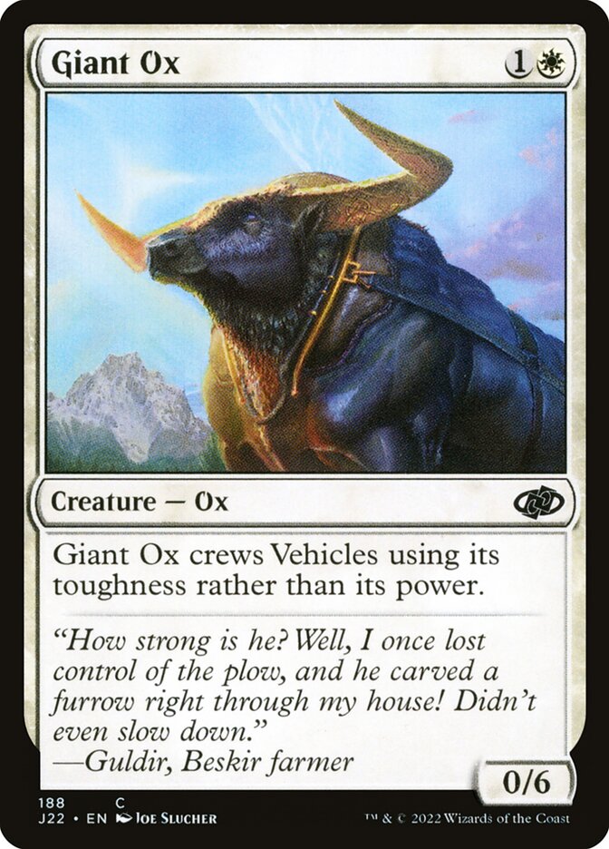 Giant Ox card front