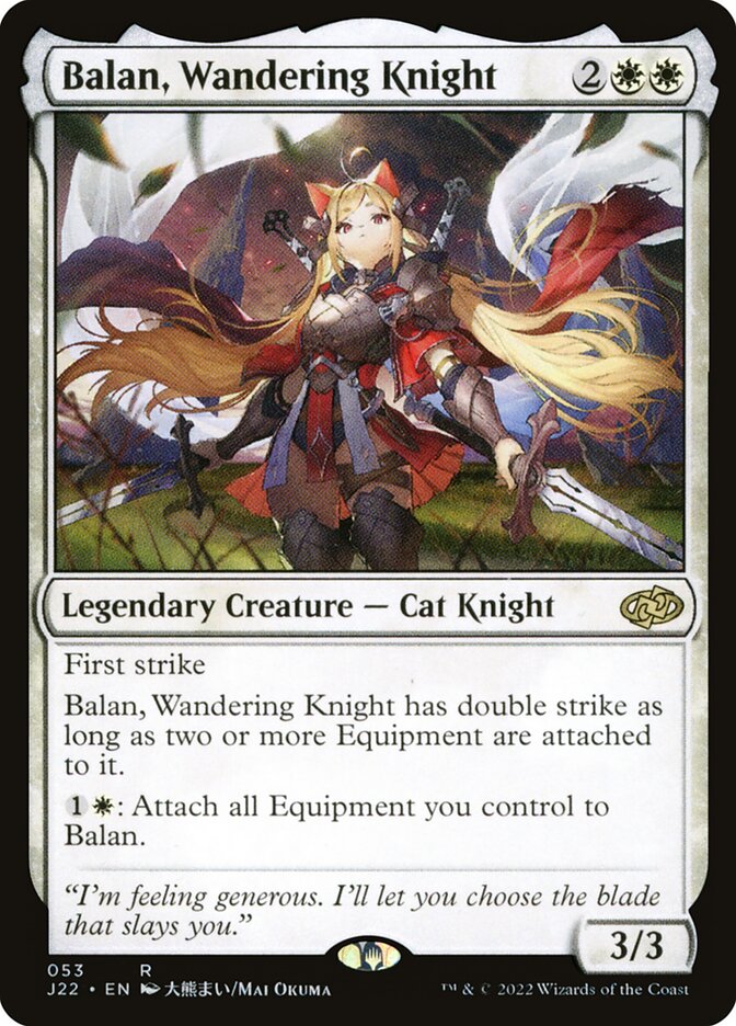 Balan, Wandering Knight card front