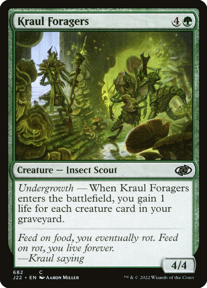 Kraul Foragers card front