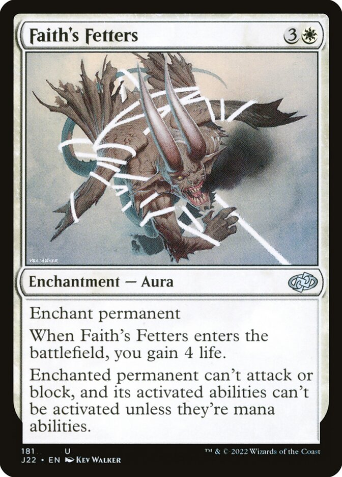 Faith's Fetters card front
