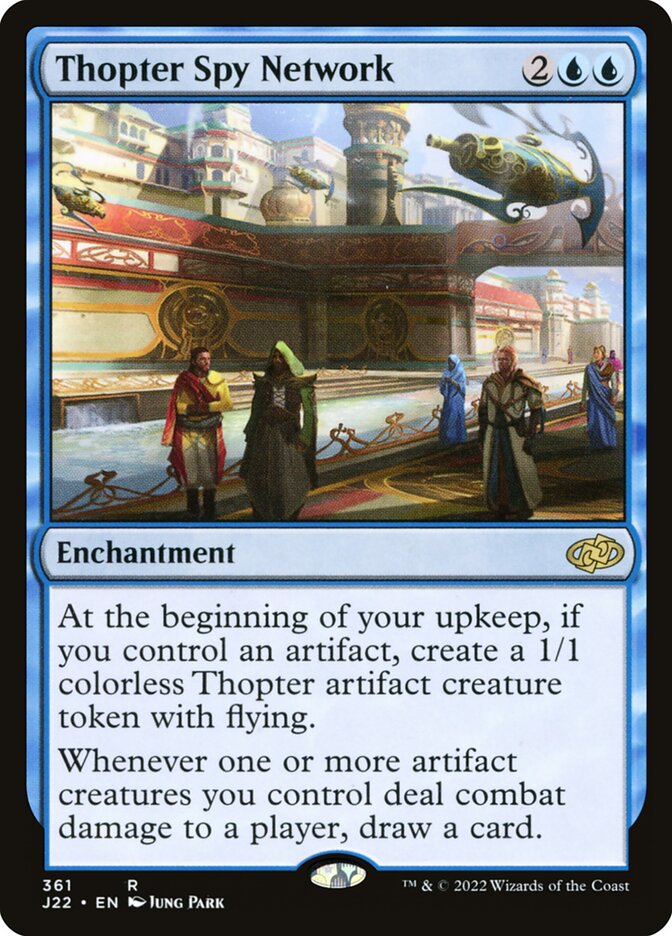 Thopter Spy Network card front