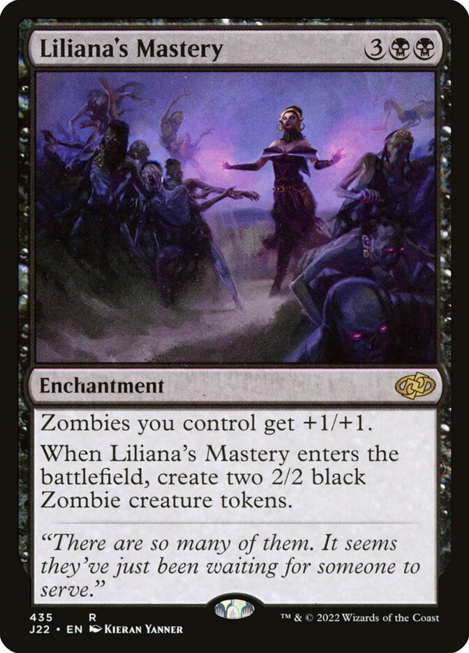 Liliana's Mastery card front