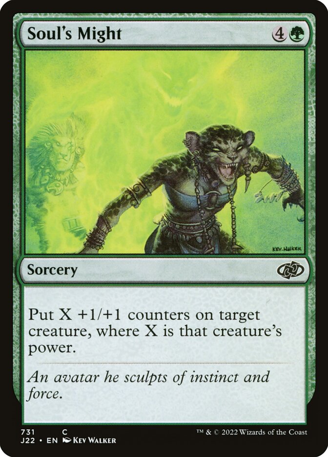 Soul's Might card front
