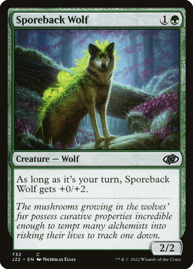 Sporeback Wolf card front