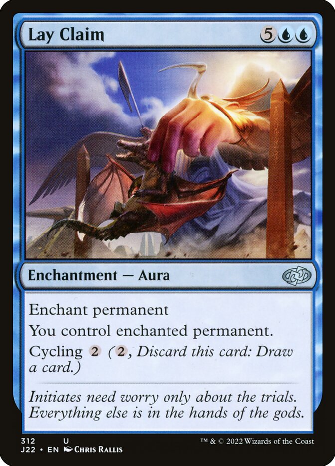 Lay Claim card front
