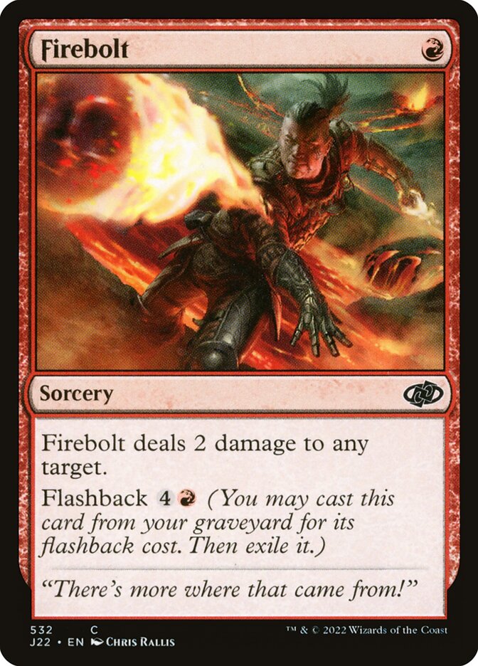 Firebolt card front