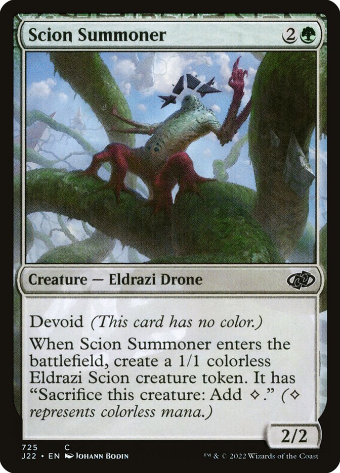 Scion Summoner card front