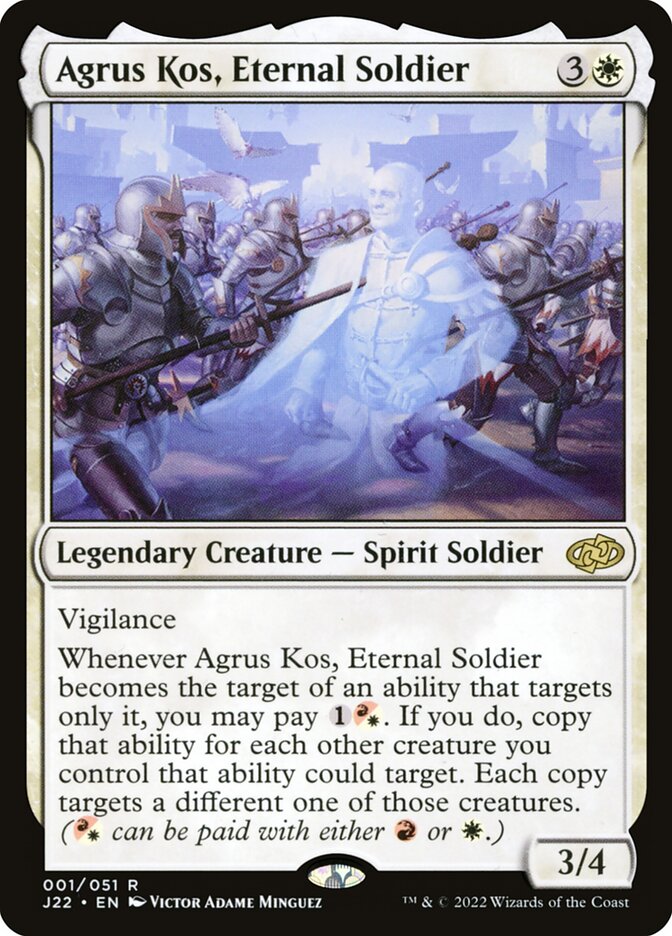 Agrus Kos, Eternal Soldier card front