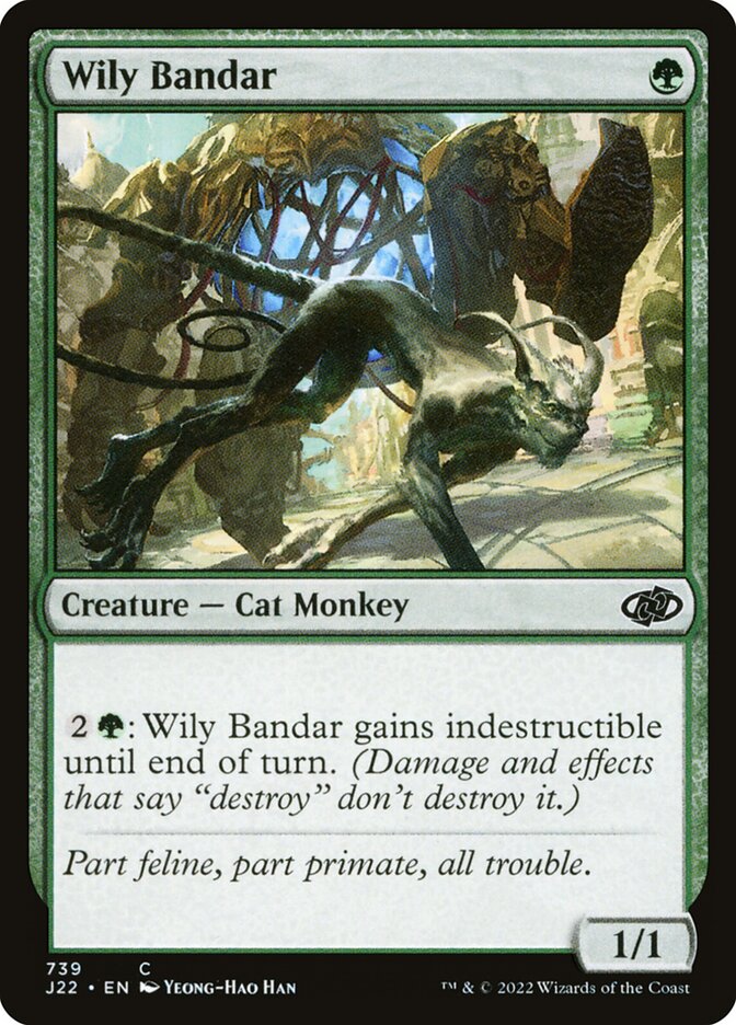 Wily Bandar card front