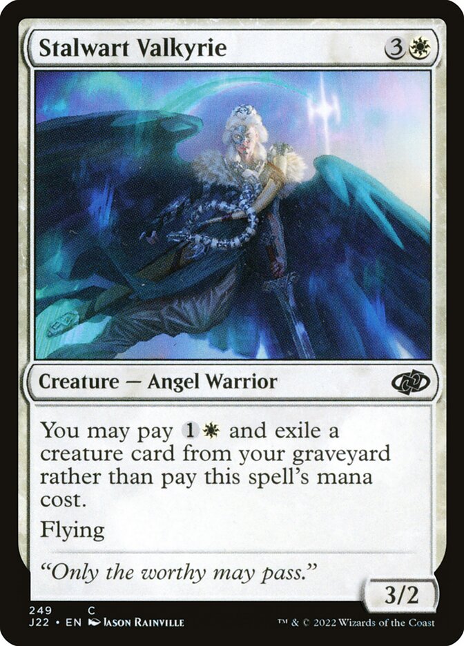 Stalwart Valkyrie card front