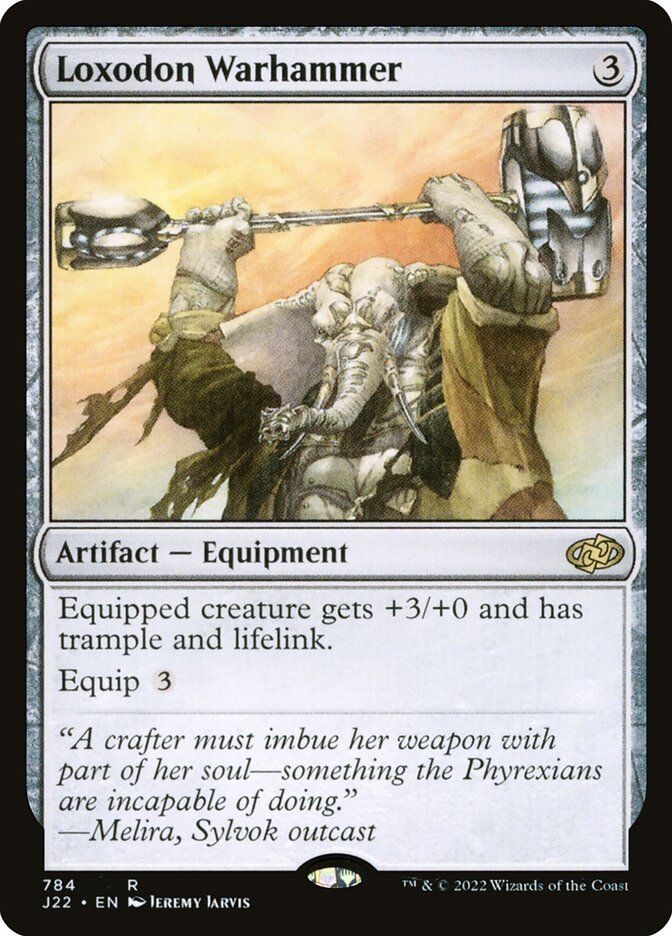 Loxodon Warhammer card front