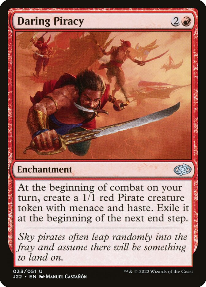 Daring Piracy card front